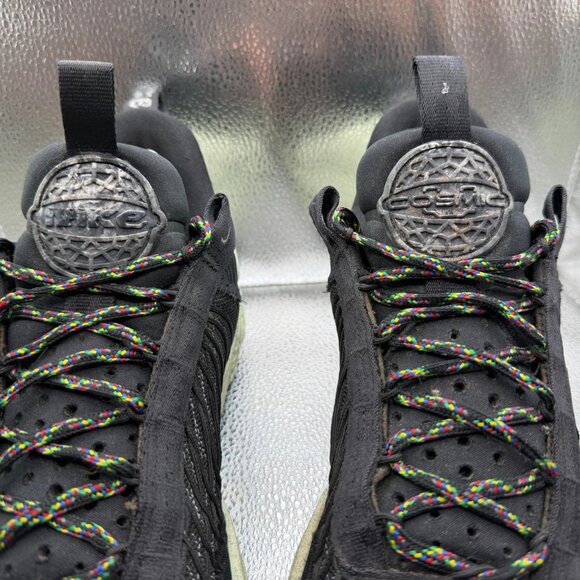 Size 11.5 Nike Cosmic Unity Black Green Glow Mens Basketball Sneakers DA6725-001 - Picture 5 of 14